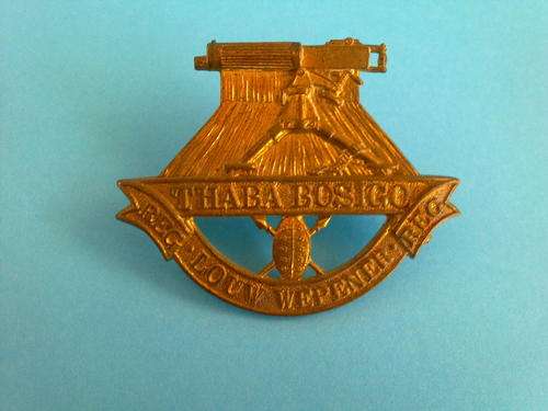 REGIMENT LOUW WEPENER CAP BADGE
